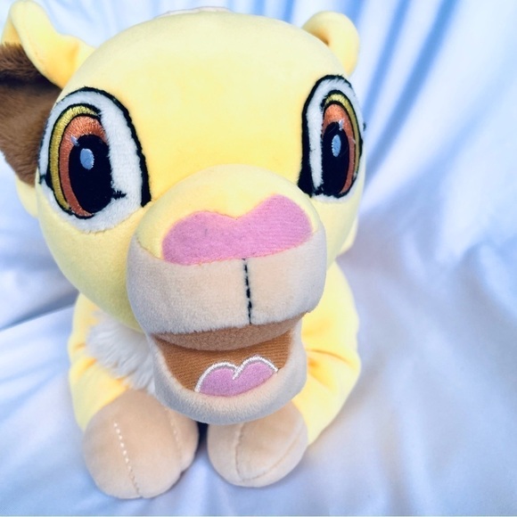 RARE -DISNEYLAND PARIS Stuffed Animal SIMBA Plush LION KING Length 12" Height 8" - Picture 5 of 13